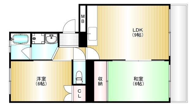 筑紫野市塔原東３丁目の賃貸マンションの間取り|別号室タイプ