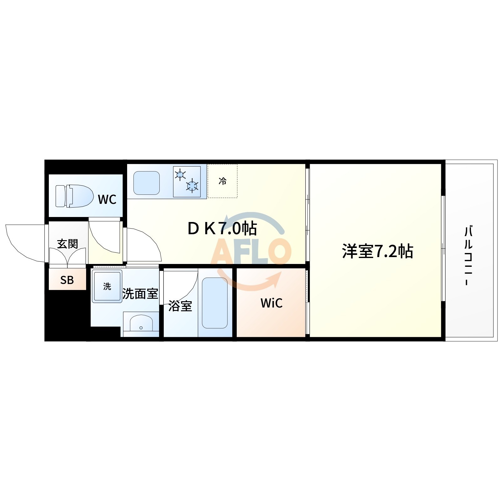 サンレムート江坂イーストの間取り|サンレムート江坂east　間取り