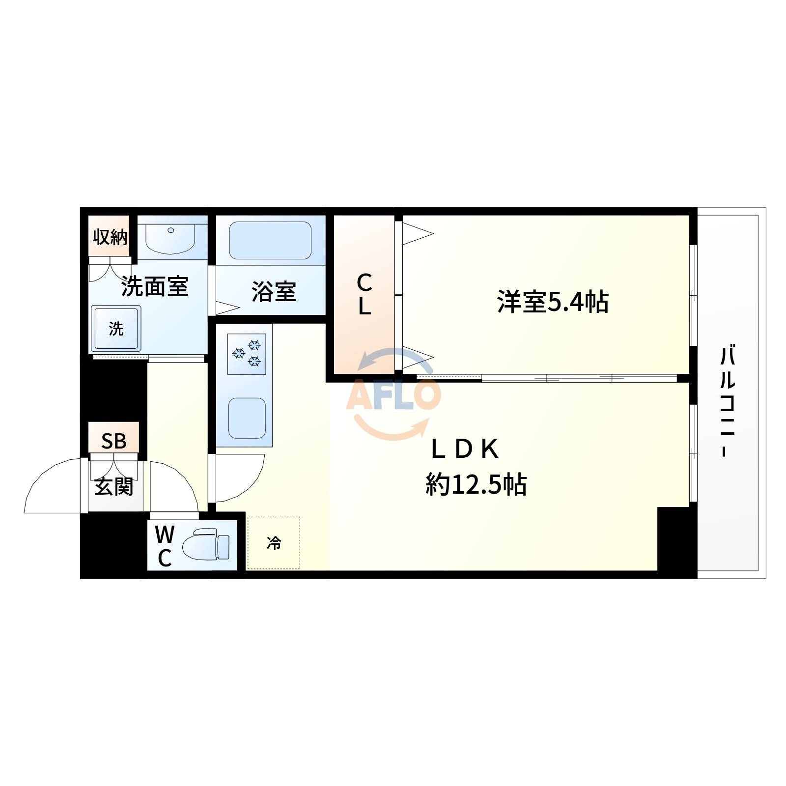 ディームス新大阪の間取り|Dimus新大阪　間取り