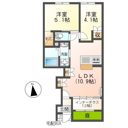 エスベランサ Ⅴの間取り