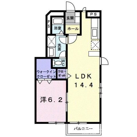 【間取り】 | キッシングラミー　Ｂ