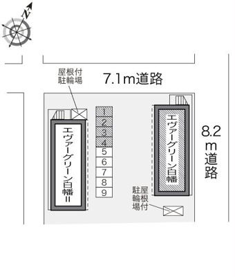 【区画図】 | レオパレスエヴァーグリーン白幡