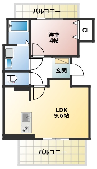 メイクス今池PRIMEの間取り