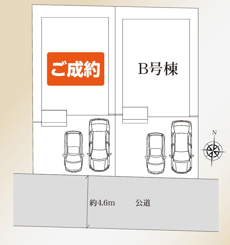 横浜市緑区中山6丁目の区画図