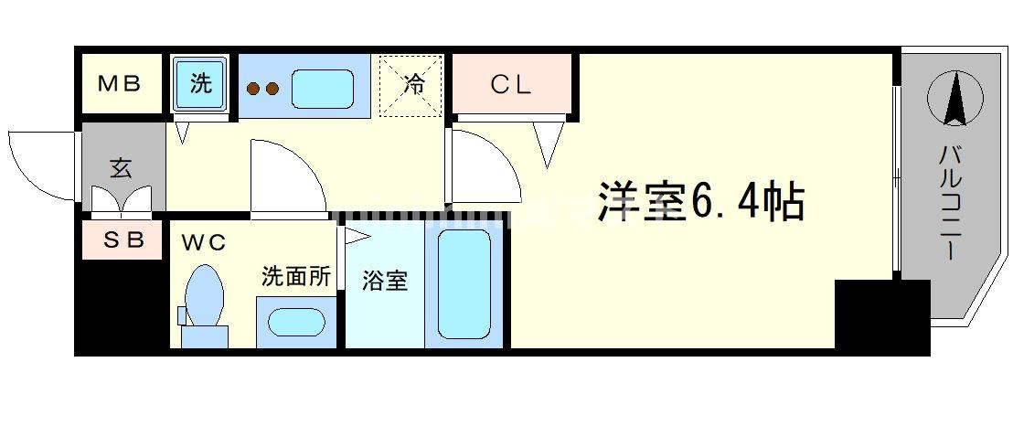クリスタルグランツ西本町の間取り