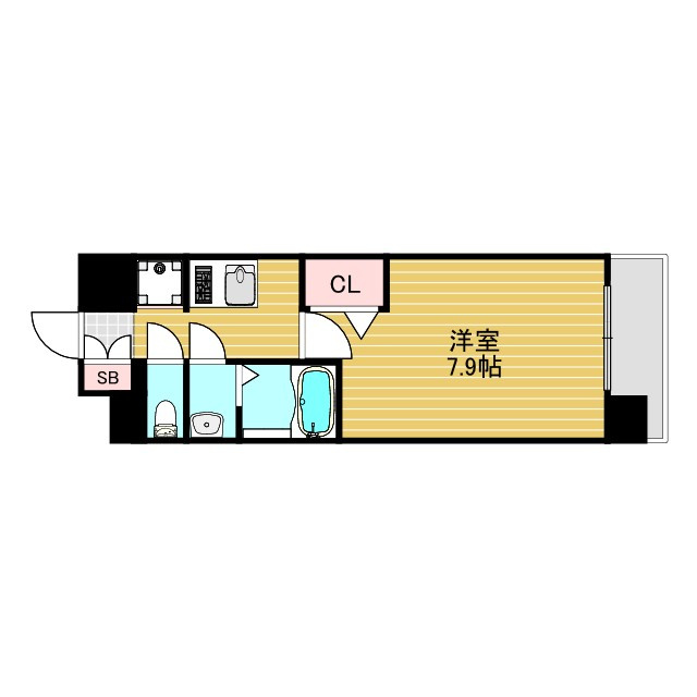 プレサンスNEO上新庄PRIMECRUISの間取り