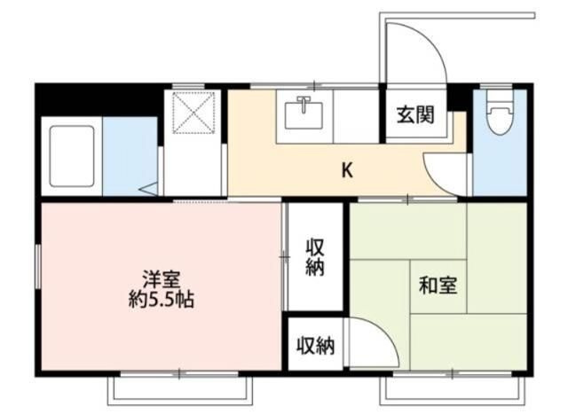 横浜市戸塚区原宿４丁目のアパートの間取り