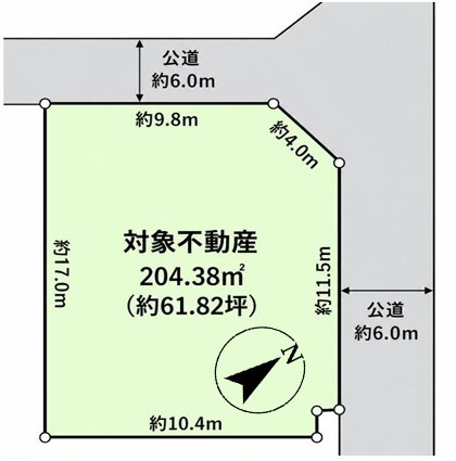 神戸市西区美賀多台5丁目　土地の土地図