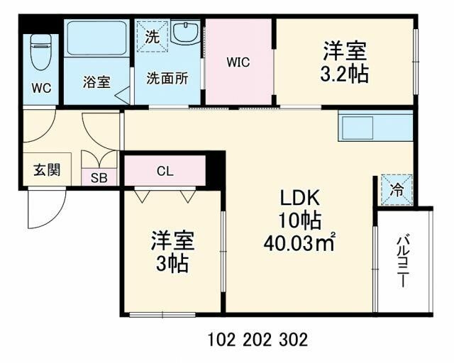 【間取り】 | セレーノ東林間(セレーノヒガシリンカン)