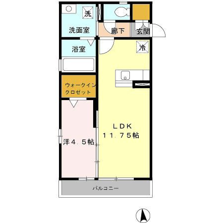 【間取り】 | フェリスタ宮沢(フェリスタミヤザワ)