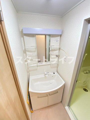 大阪市淀川区三国本町２丁目の賃貸マンションの洗面所