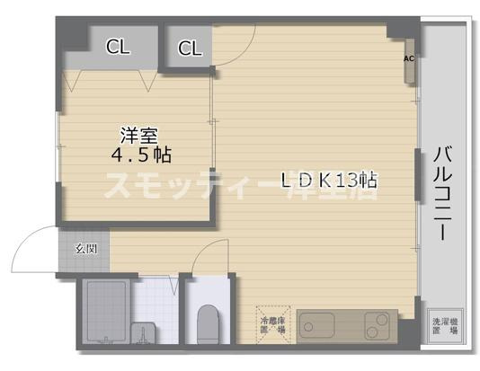 Grand　corp　Cattleyaの間取り