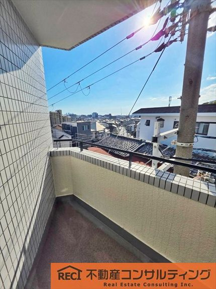 セントラルハイツ岡本のバルコニー