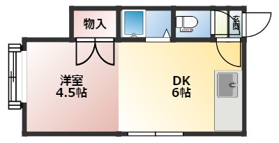 【間取り】 | コーポ佐藤 | 間取りです