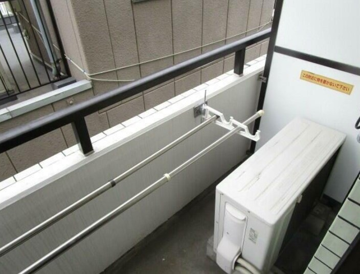 中野区弥生町２丁目の賃貸マンションのバルコニー