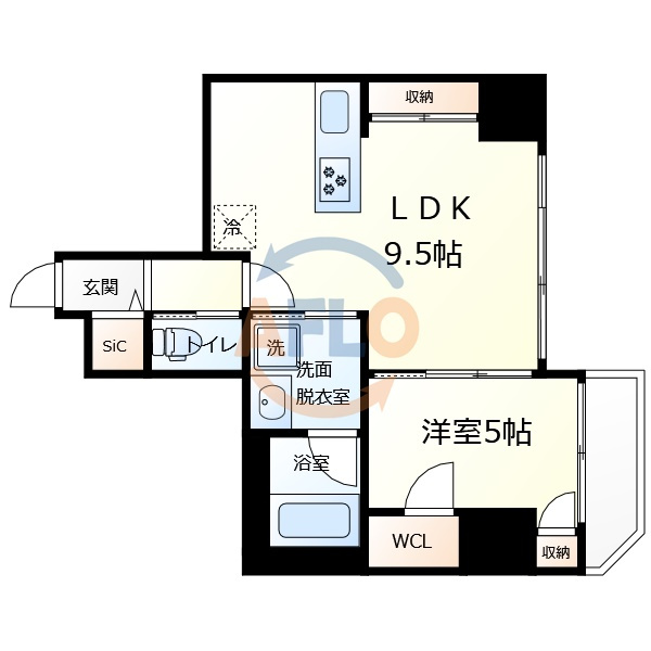 La CASA上汐　生魂小学校区の間取り|LaCASA上汐　間取り