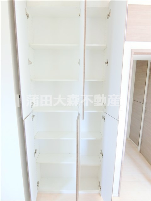 メイクスデザイン池上アジールコートの収納|キッチンカウンター横パントリー！？収納