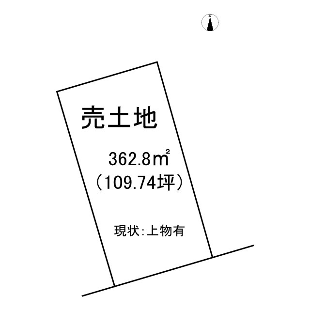 矢の先町の土地図