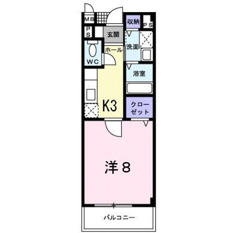 カーサ　アルバの間取り