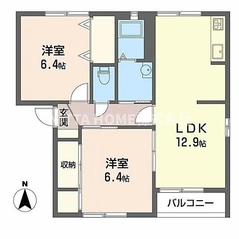 福知山市厚東町のアパートの外観|２ＬＤＫ★ネット＆駐車場１台無料付きです！小学校が近くにあります◎