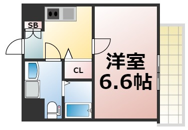 【間取り】 | ジアコスモ大阪城南　仲介手数料無料