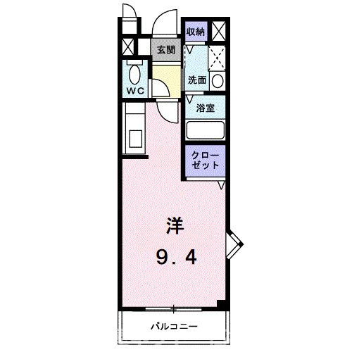 【間取り】 | サニー・サイド３８８３　Ｃ