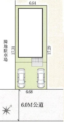 グラファーレ市川市南大野１丁目１１期の区画図