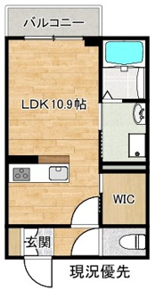 【居間・リビング】 | (仮)塩冶町新築アパート