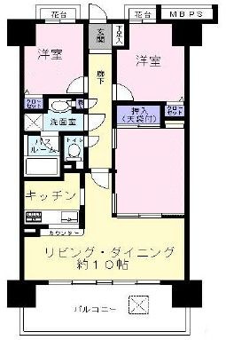 クリオ船橋壱番館の間取り|間取りです。