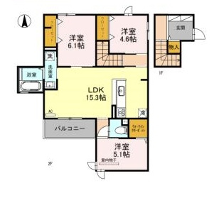 D-room中州の間取り