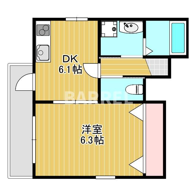 ピアザ千里園の間取り
