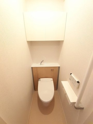 ボヌール柞原Ａのトイレ|清潔感のあるトイレです