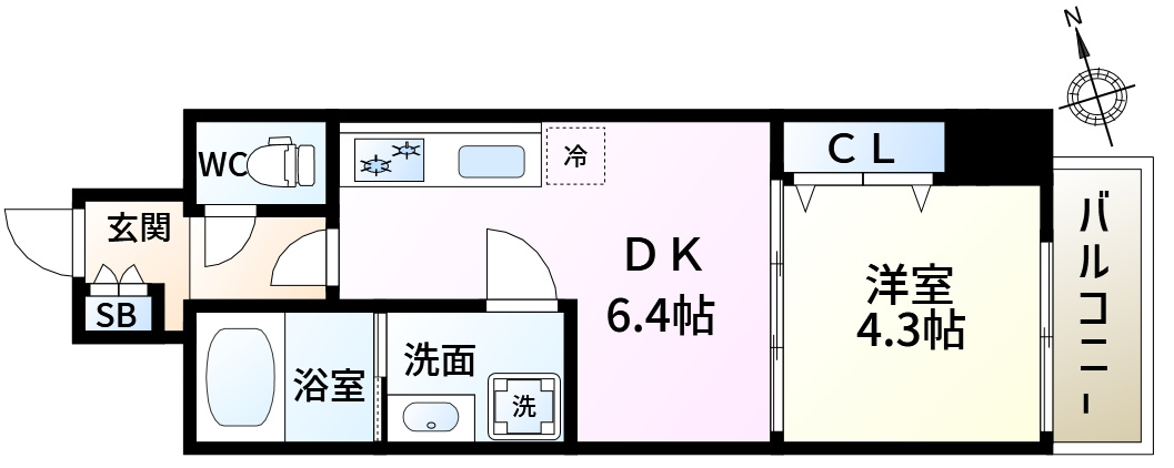 ルネフラッツ新小岩の間取り