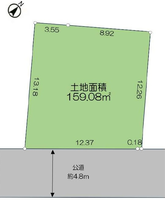 桶川市　北2丁目　土地