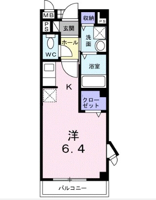 イースト　ゼファーの間取り