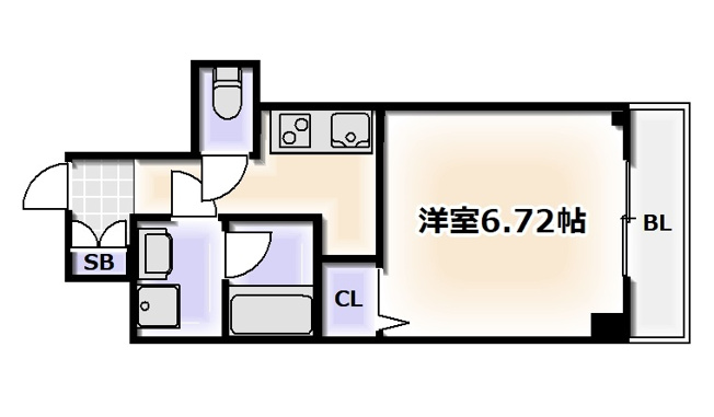 【間取り】 | ファステート難波SOUTHベック
