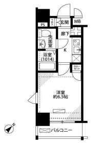 プレール・ドゥーク蒲田の間取り
