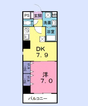 カーサ　オルテンシアの間取り