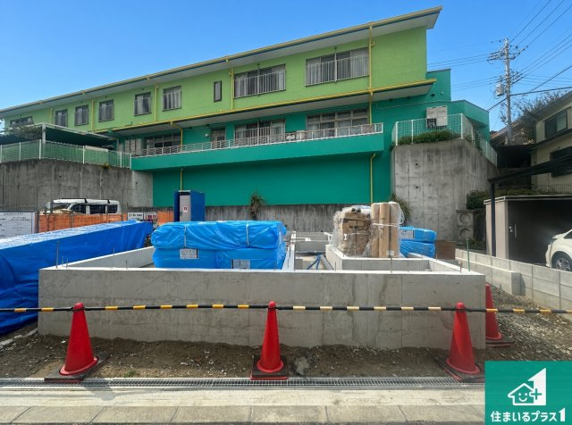 ◆羽曳野市南恵我之荘　新築一戸建ての外観|お近くの同じ売主さんが建築したお家をご案内致します。実際に使われている設備をご覧ください。