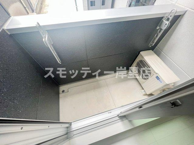 アバンティオ西住之のバルコニー