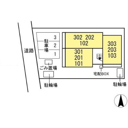 CASA　UNOの区画図