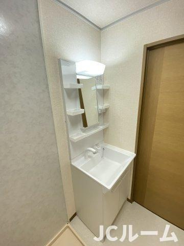 リバービュー Bの洗面所
