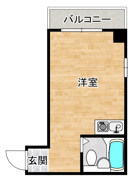吹田市津雲台６丁目の店舗事務所の間取り