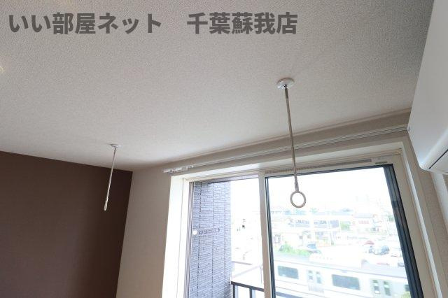 ジャンダルムの内装|室内物干