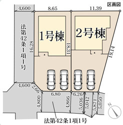 リーブルガーデン彦根市平田町7期の区画図