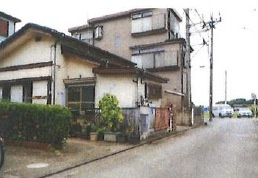 敷地面積30.25坪　売地　川越市南田島の前面道路含む現地写真|北東側公道3.8ｍ