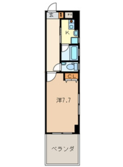 プランドール雅ビルⅡの間取り