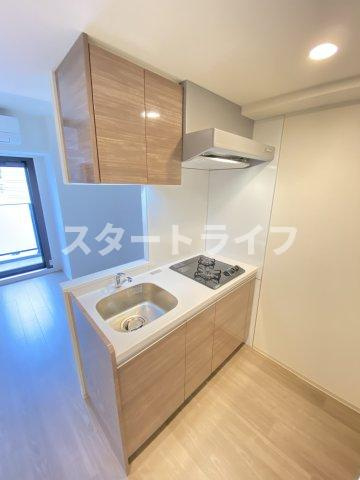 大阪市淀川区西中島７丁目の賃貸マンションのキッチン