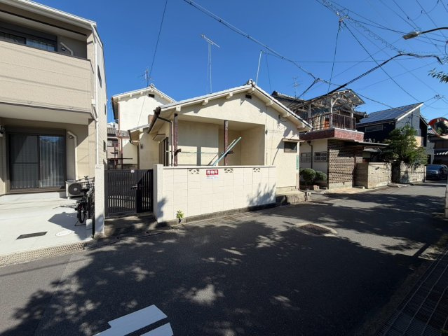 富田町２丁目　建築条件無し土地の外観|【現地の様子】