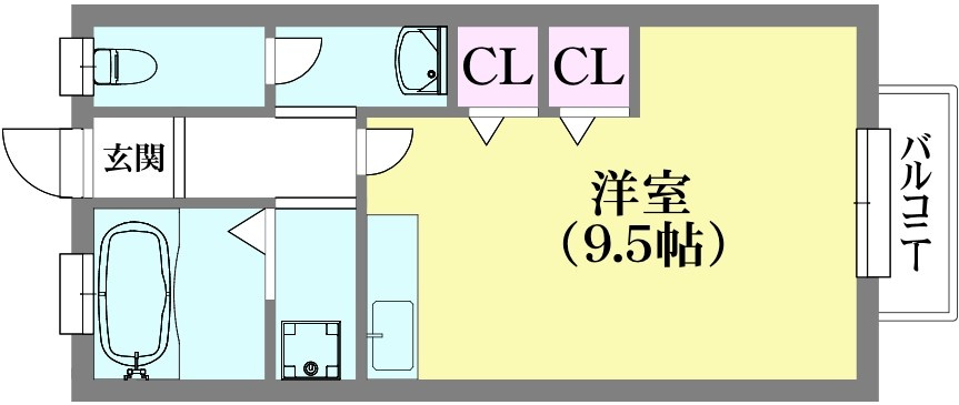 神戸市北区鈴蘭台北町１丁目のハイツ